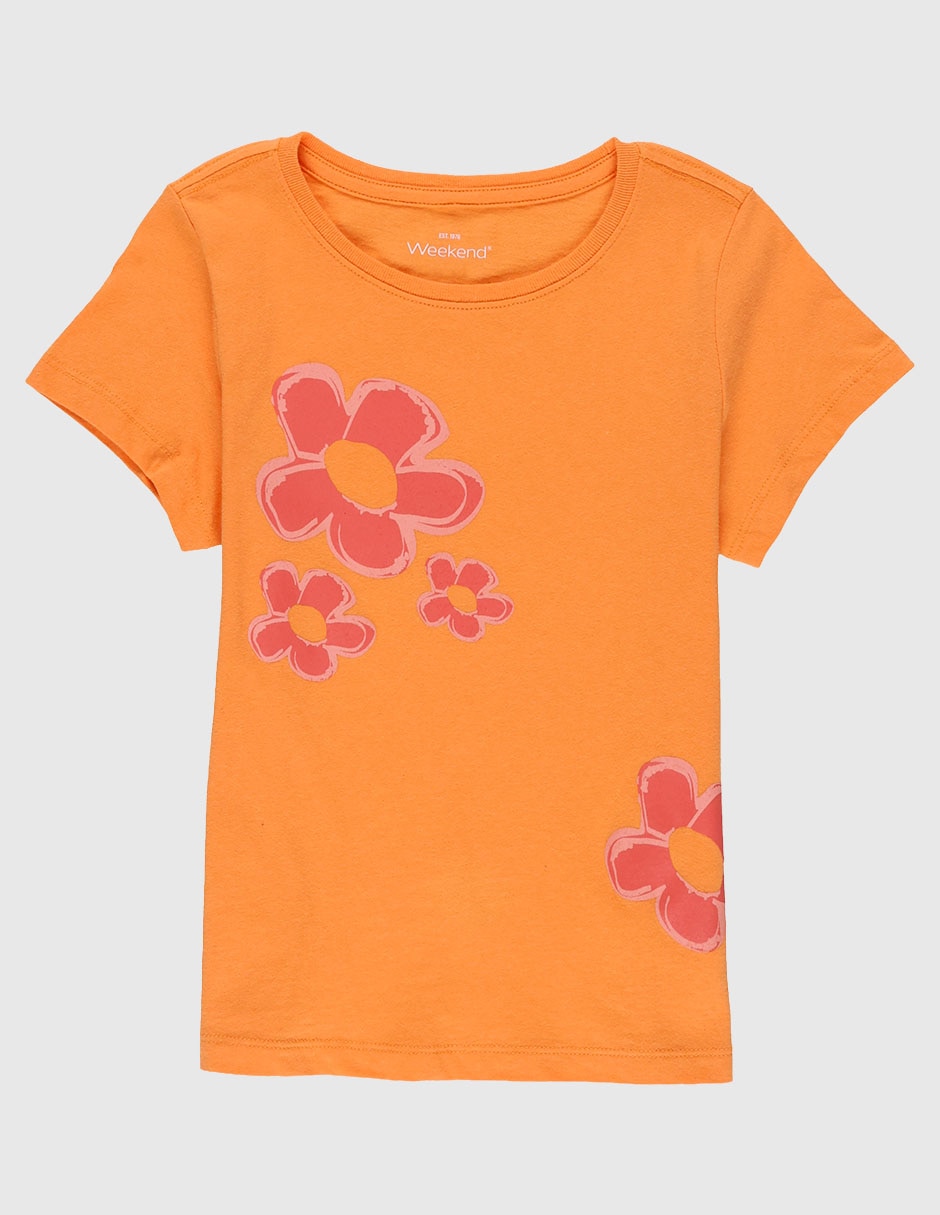 Playera Weekend manga corta para niña 1
