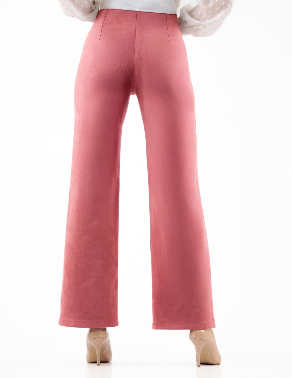 Pantalón de vestir amplio para mujer 4