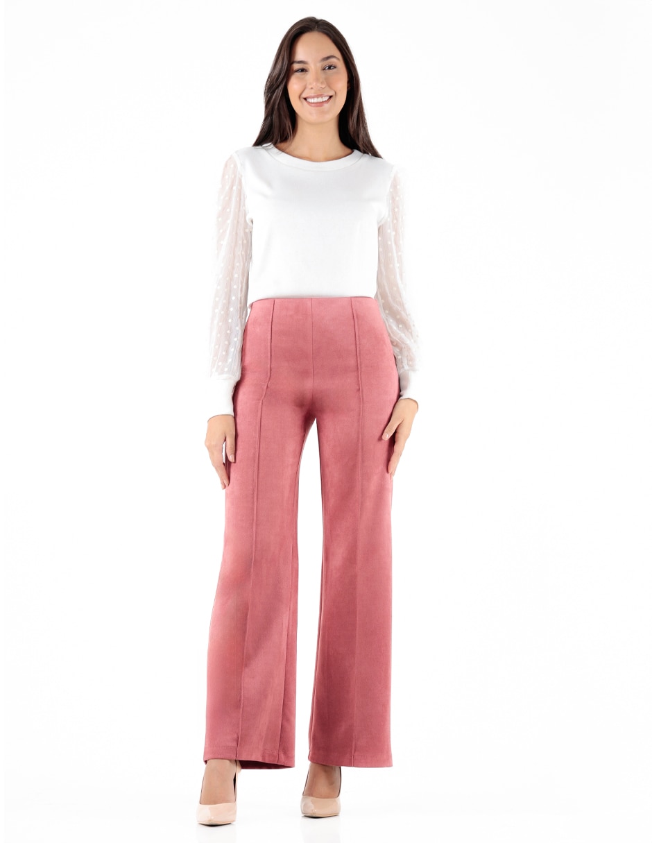 Pantalón de vestir amplio para mujer 3