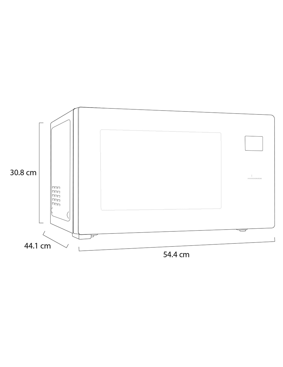 Horno de microondas convencional Neochef modelo MS1597DIS de 1.5 pies cúbicos 10