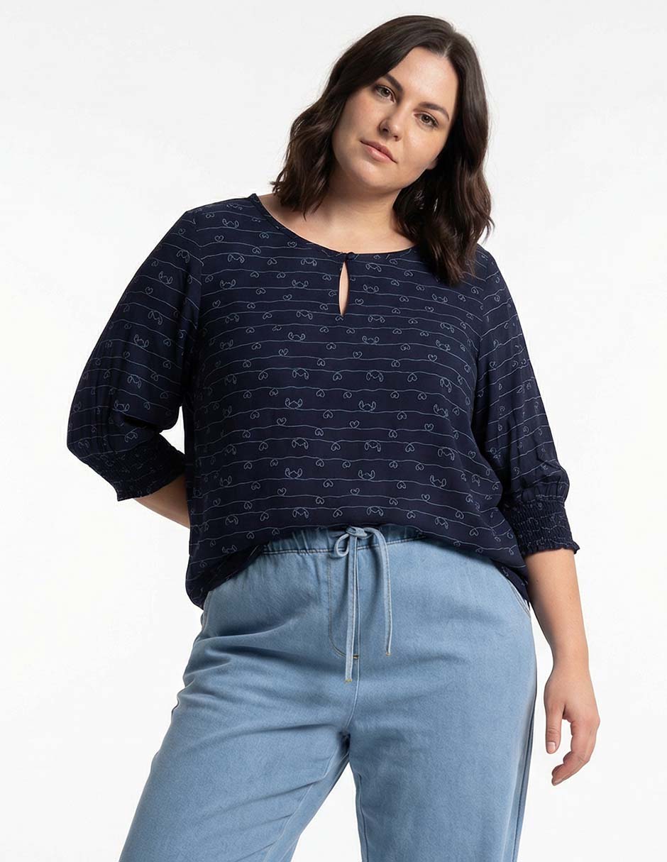 Blusa Disney Dtr manga 3/4 para mujer