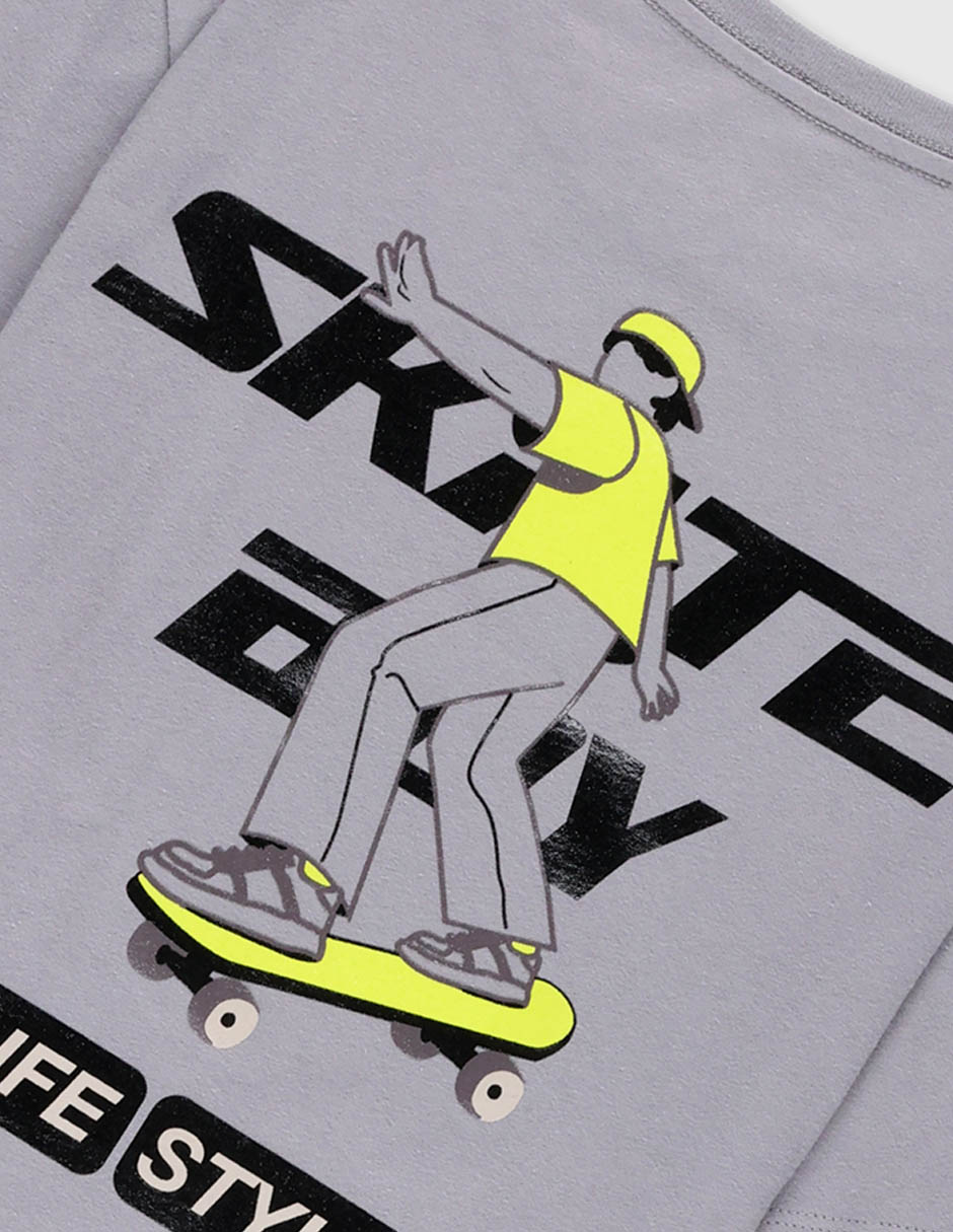 Playera Weekend manga corta para niño