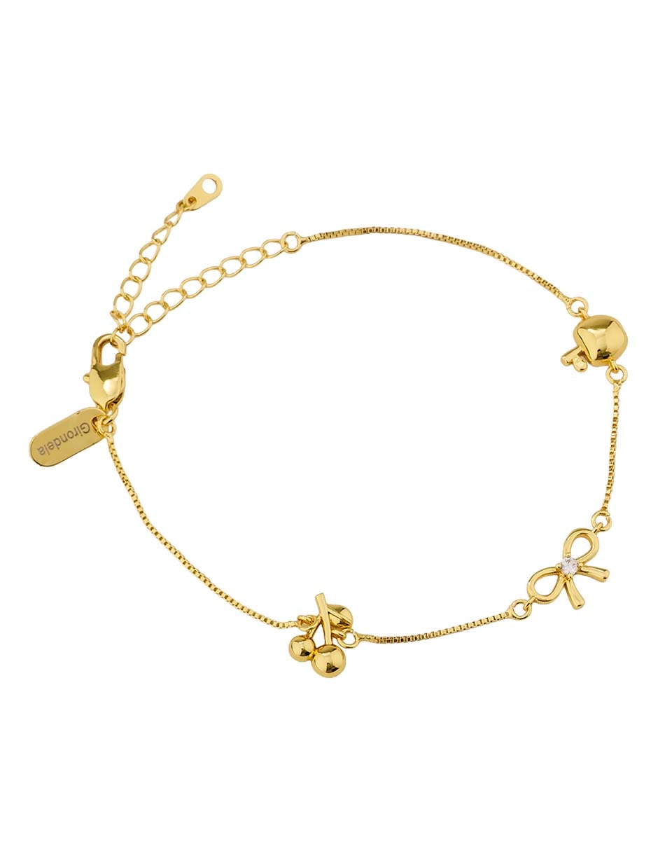 Pulsera 18 K acabado chapa de oro Pulsera 18 K acabado chapa de oro