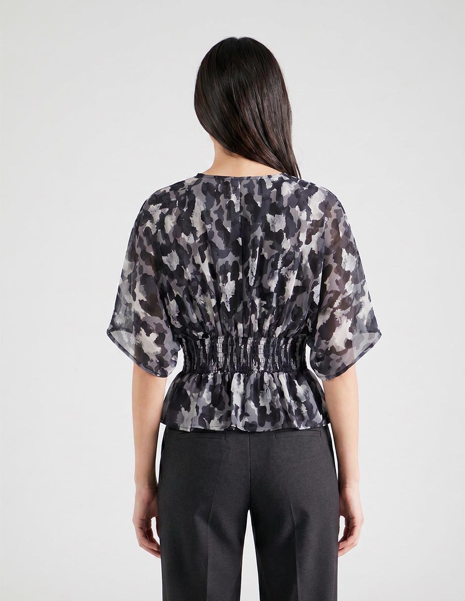 Blusa manga al codo para mujer 3