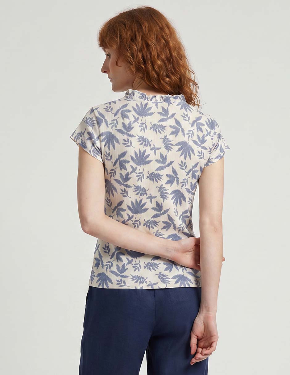 Blusa manga corta para mujer 2