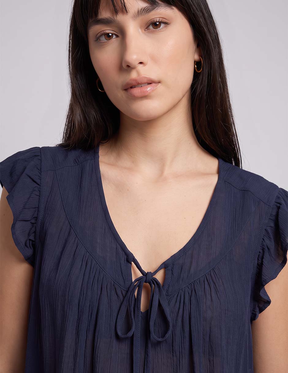 Blusa manga corta para mujer 3