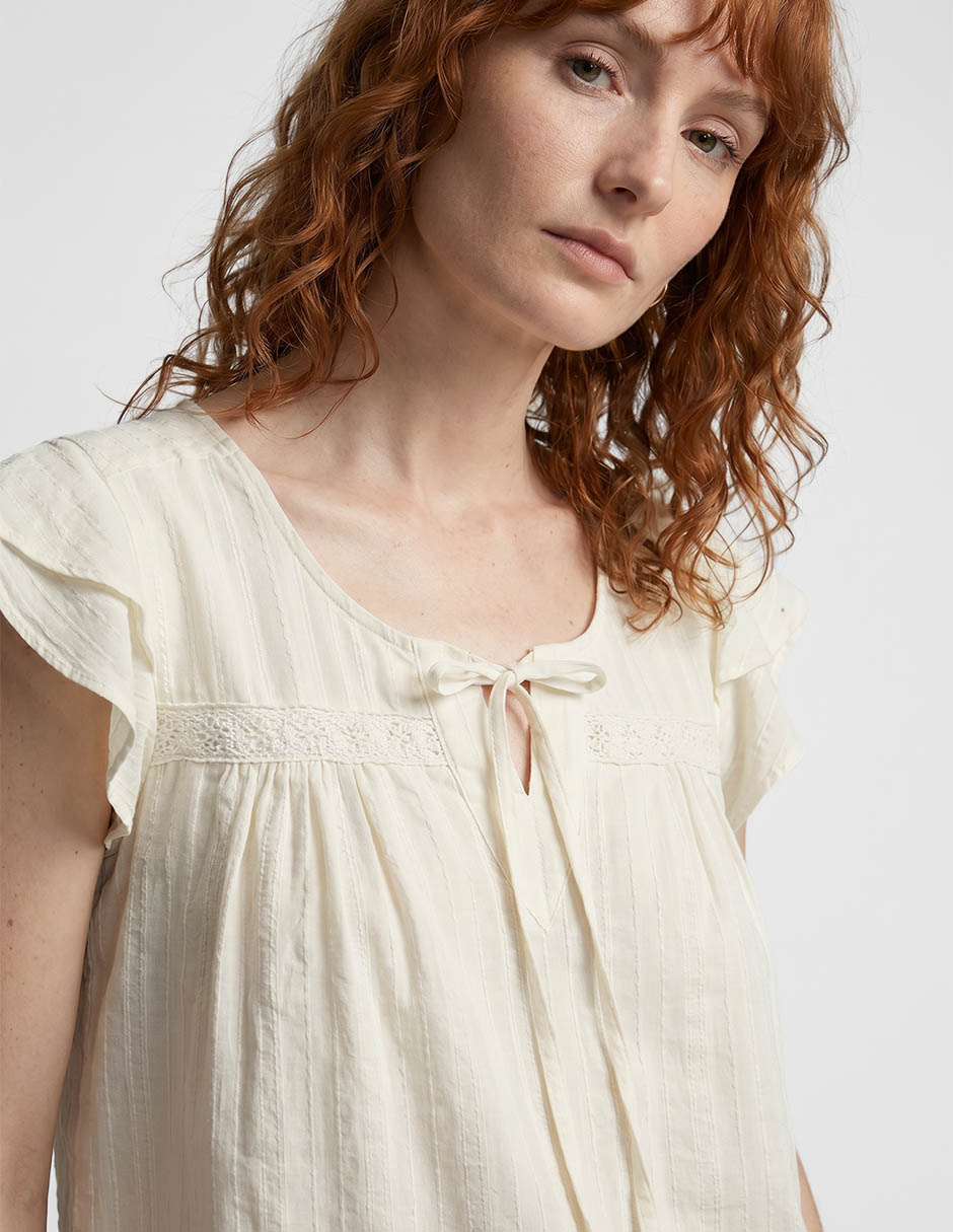 Blusa manga corta para mujer 3