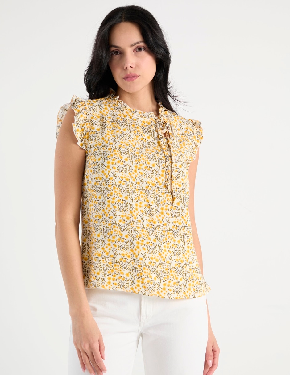 Blusa manga corta para mujer 1