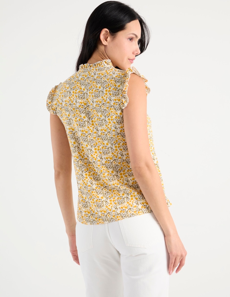 Blusa manga corta para mujer 5