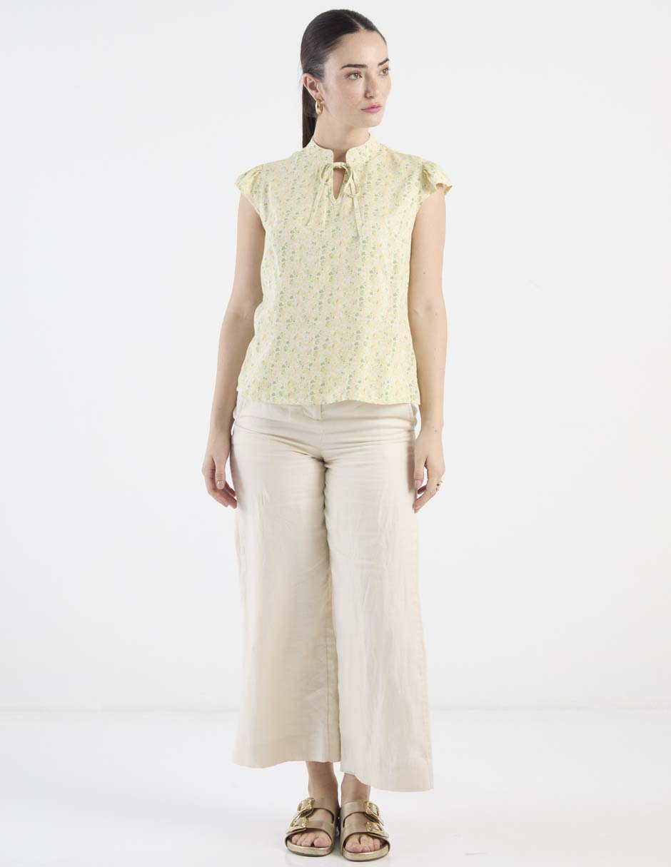 Blusa manga corta para mujer 3