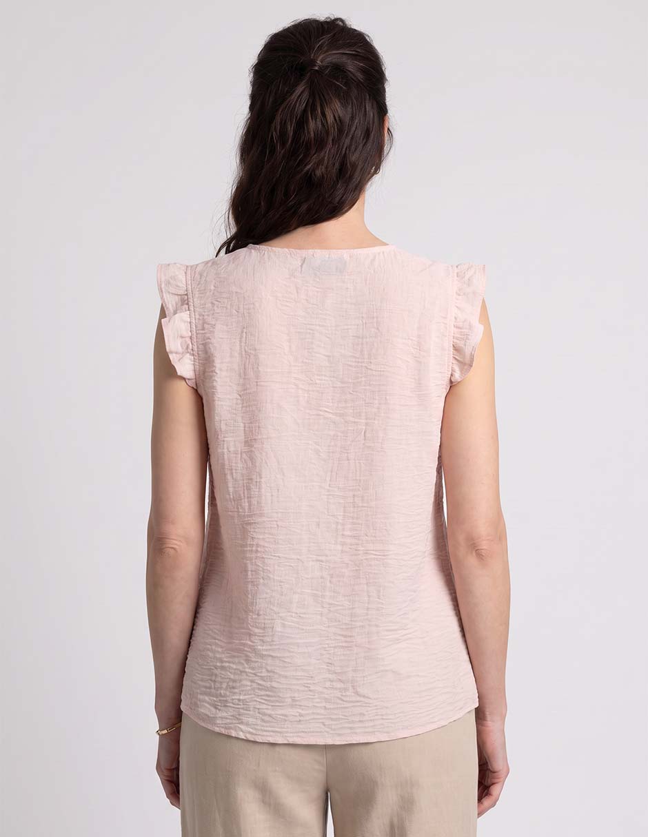 Blusa manga corta para mujer 5