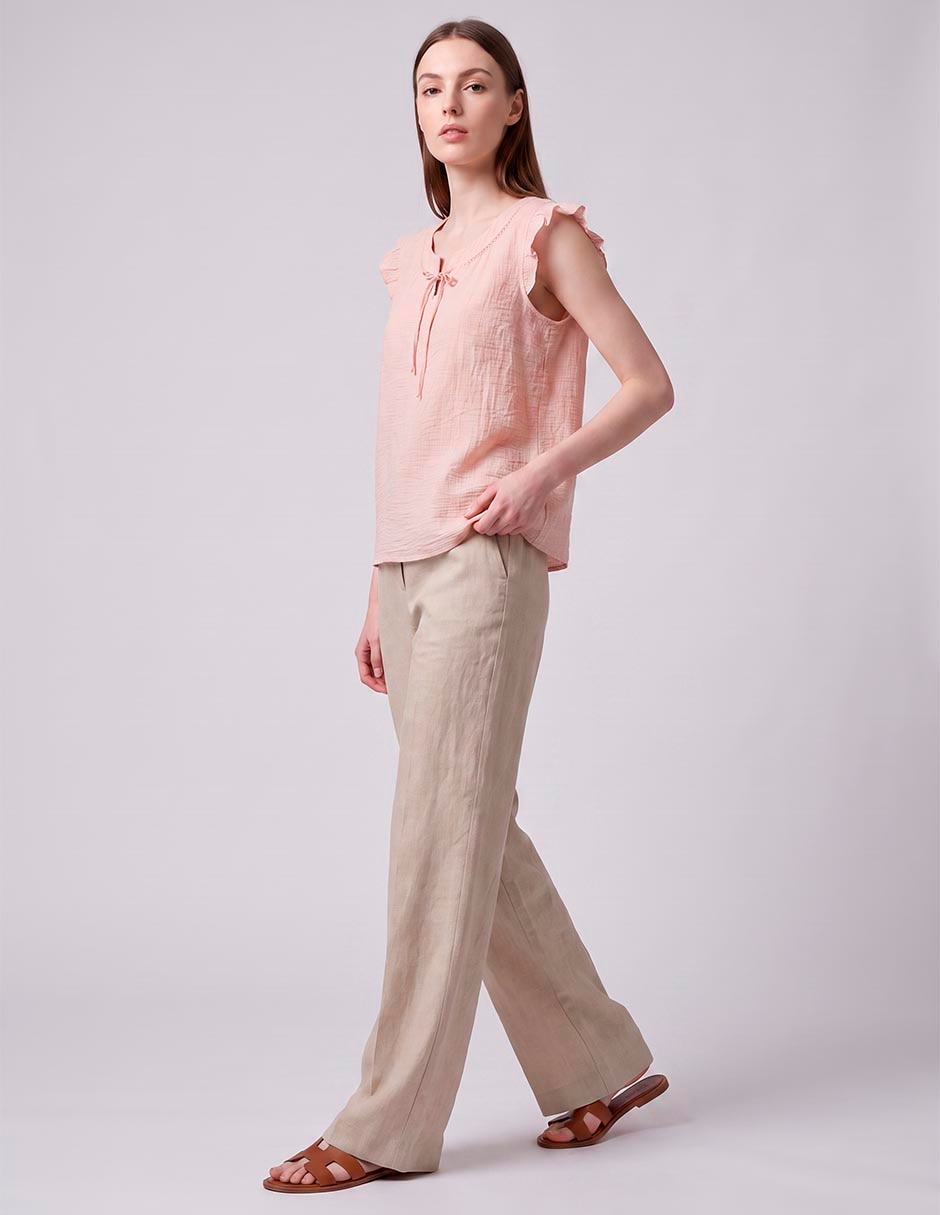 Blusa manga corta para mujer 3