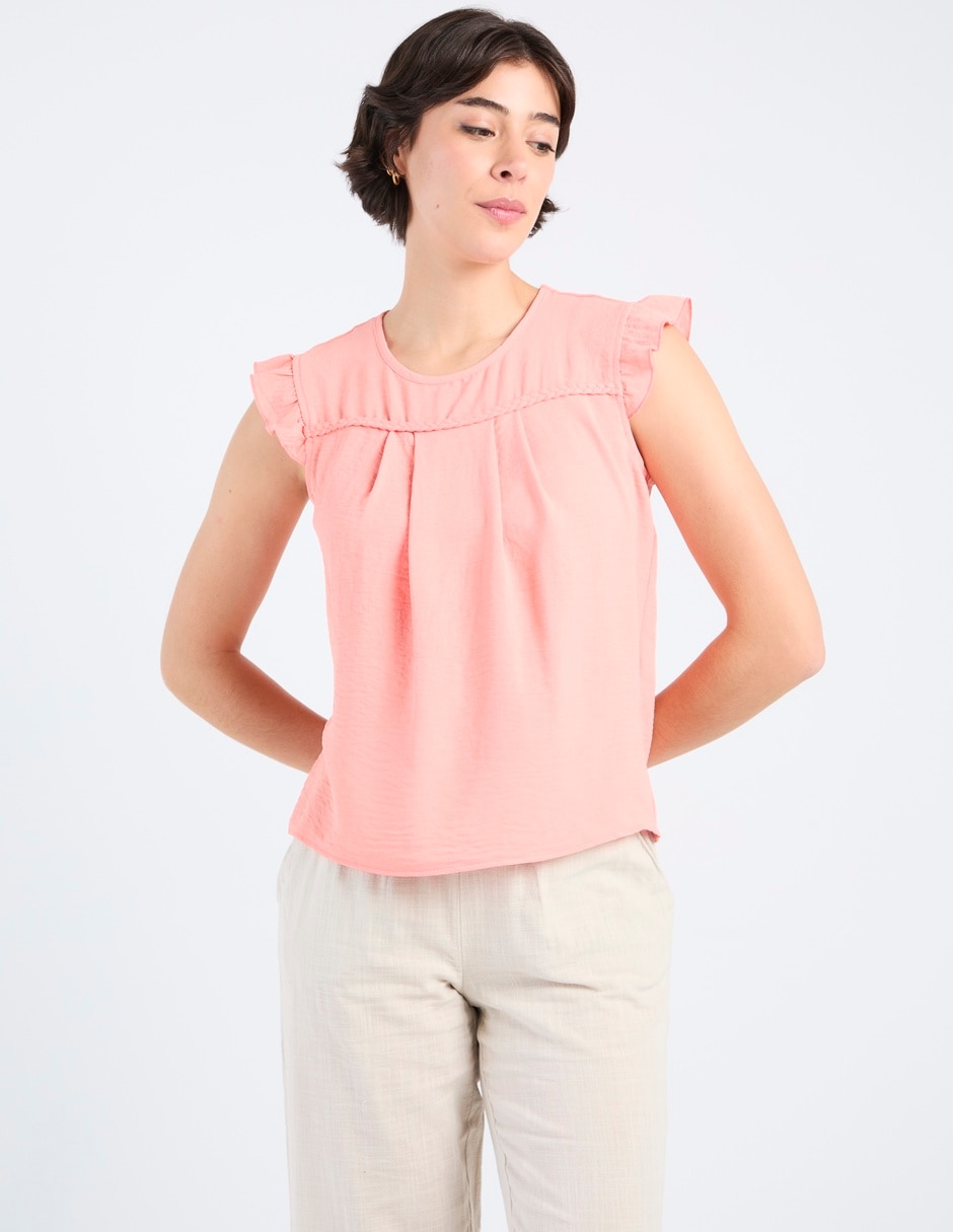 Blusa manga corta para mujer 1