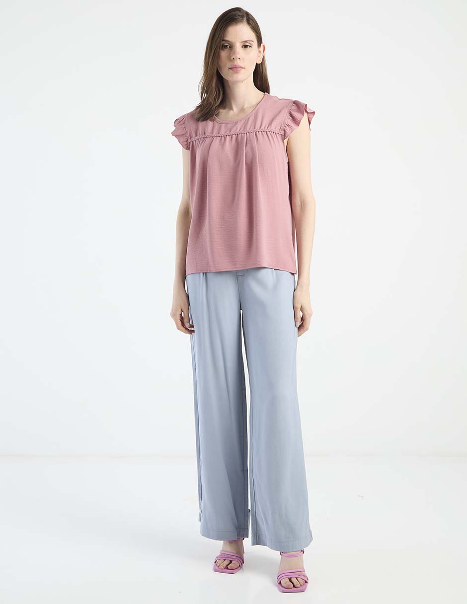 Blusa Week By Weekend manga corta para mujer