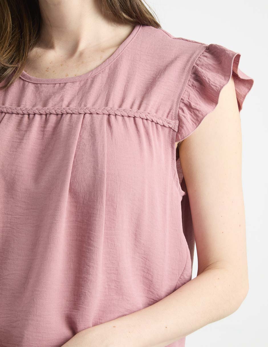 Blusa Week By Weekend manga corta para mujer