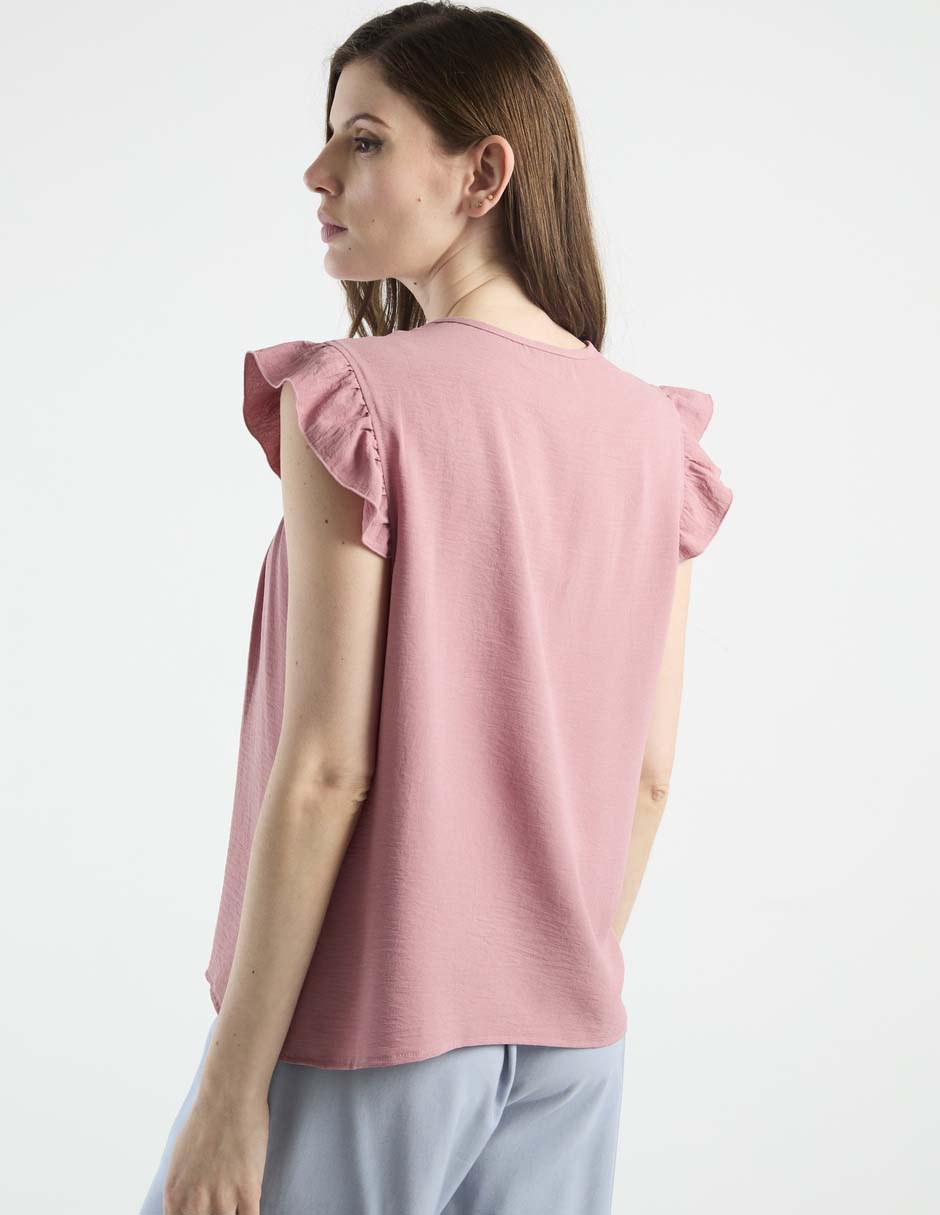 Blusa Week By Weekend manga corta para mujer