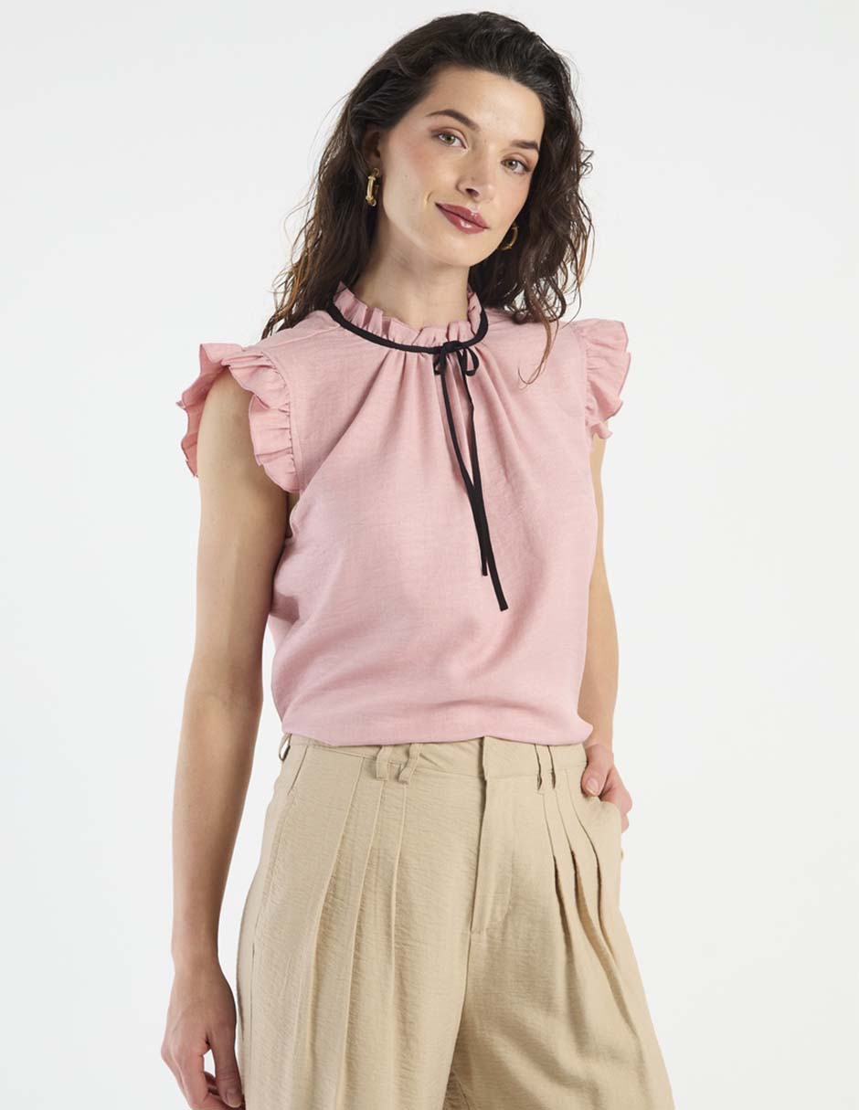 Blusa manga corta para mujer 2