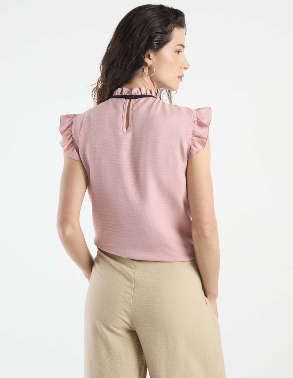Blusa manga corta para mujer 6