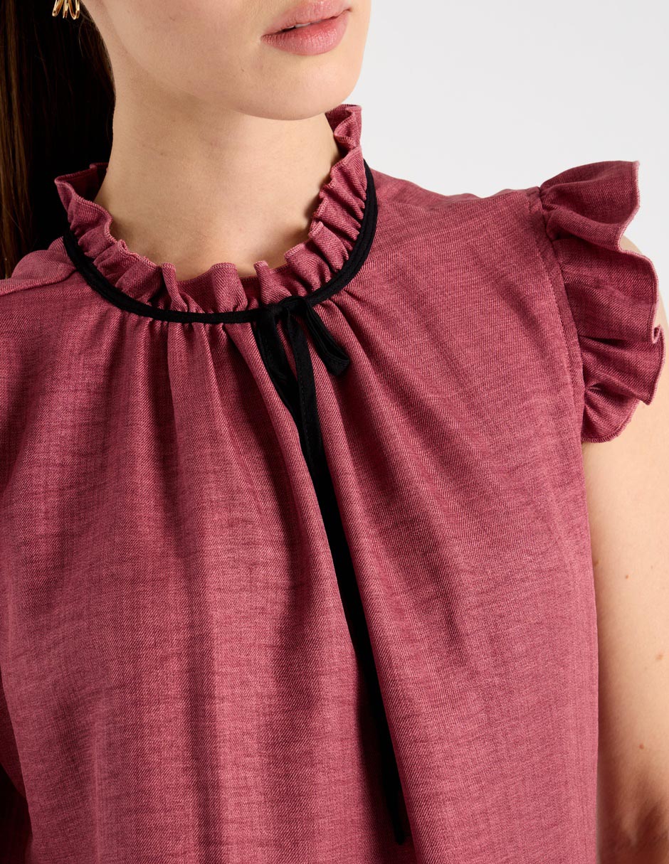 Blusa Week By Weekend manga corta para mujer