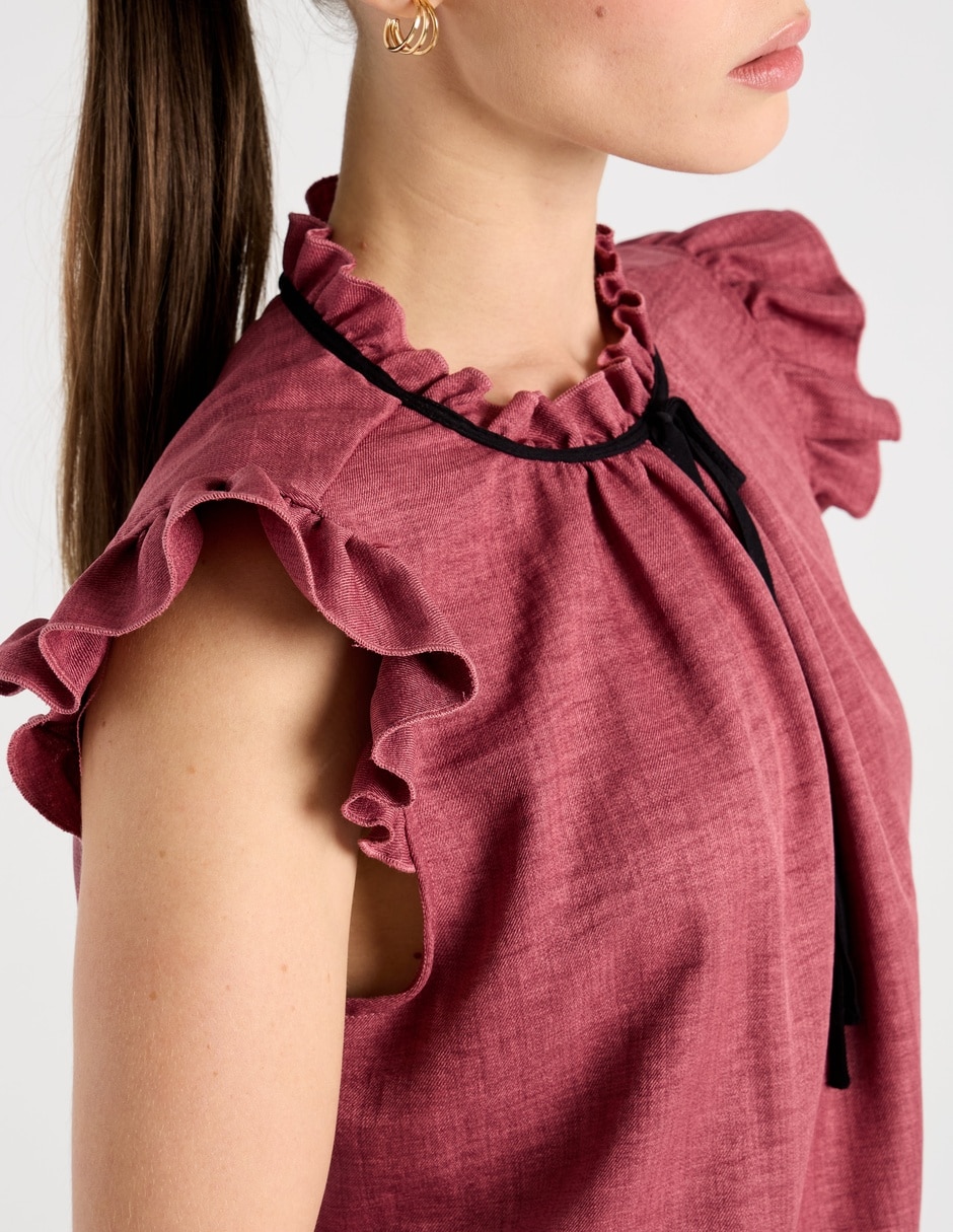 Blusa Week By Weekend manga corta para mujer