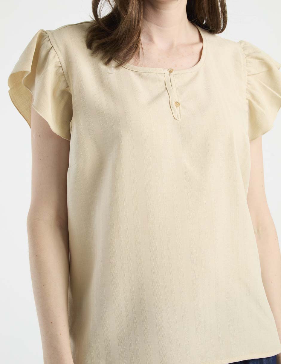 Blusa Week By Weekend manga corta para mujer