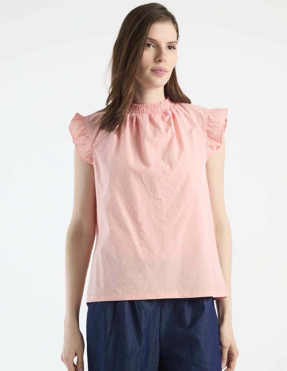 Blusa manga corta para mujer 2