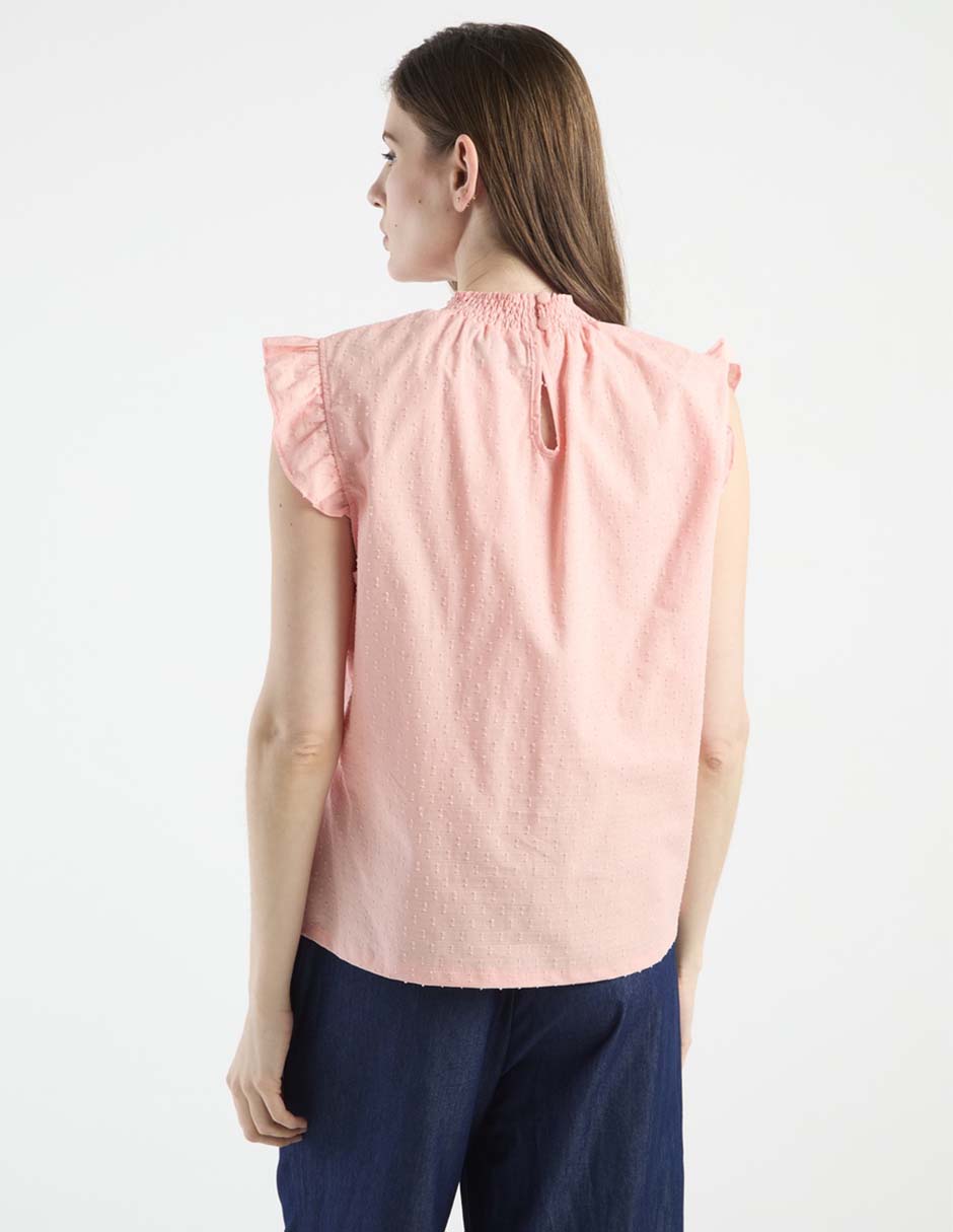 Blusa manga corta para mujer 6
