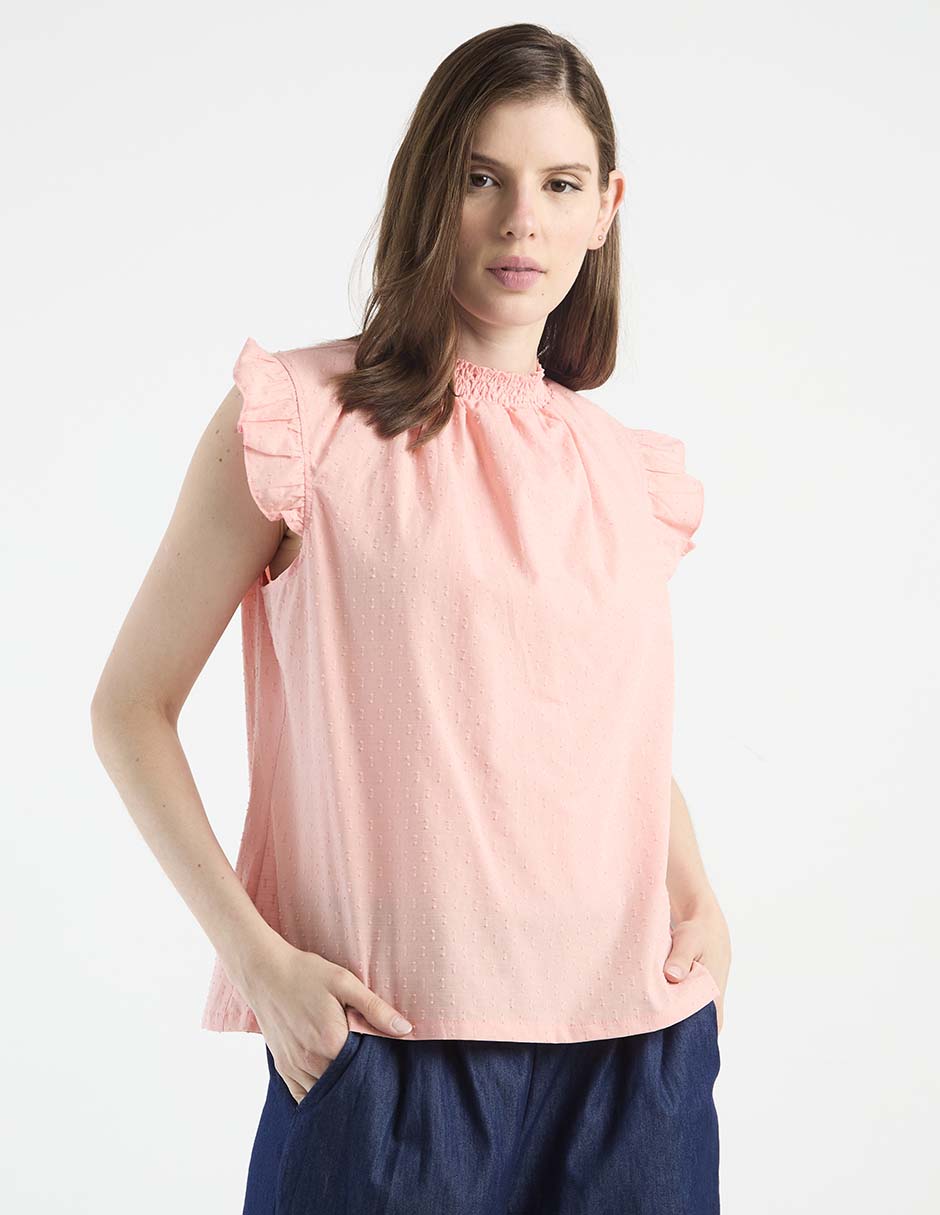 Blusa manga corta para mujer 1