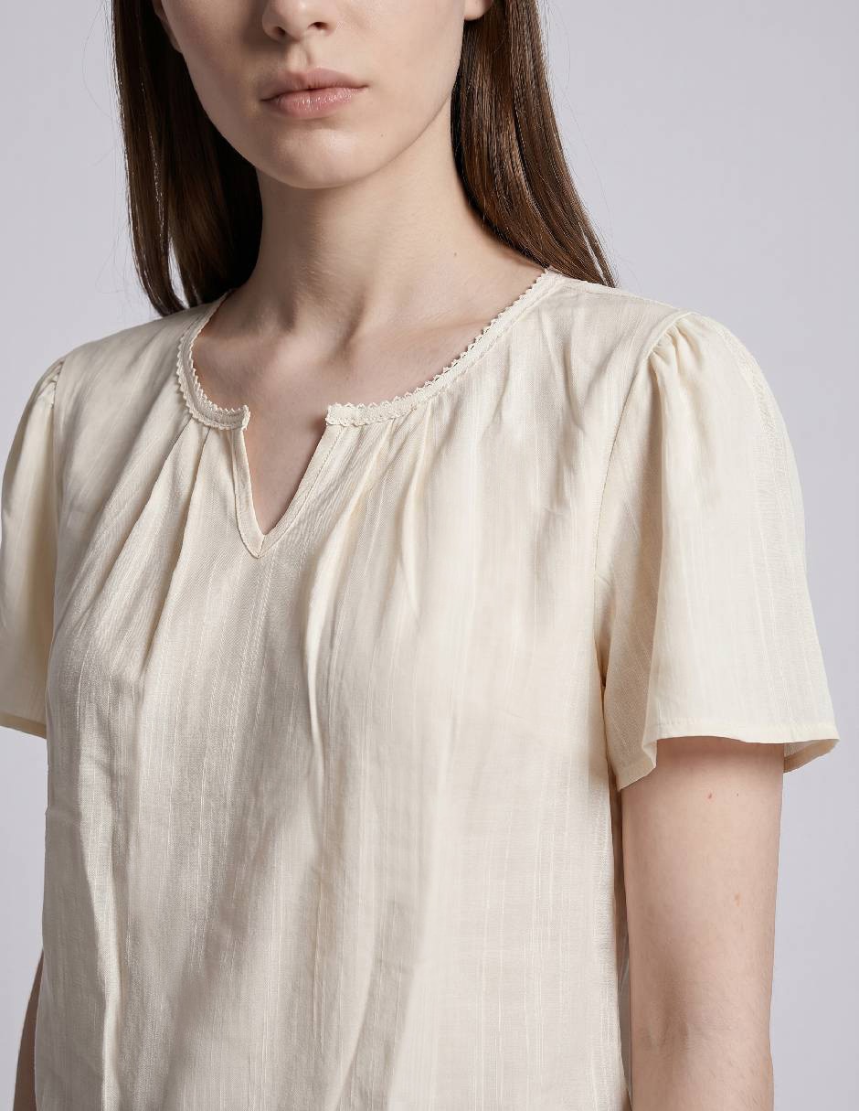 Blusa Manga Corta Para Mujer 3