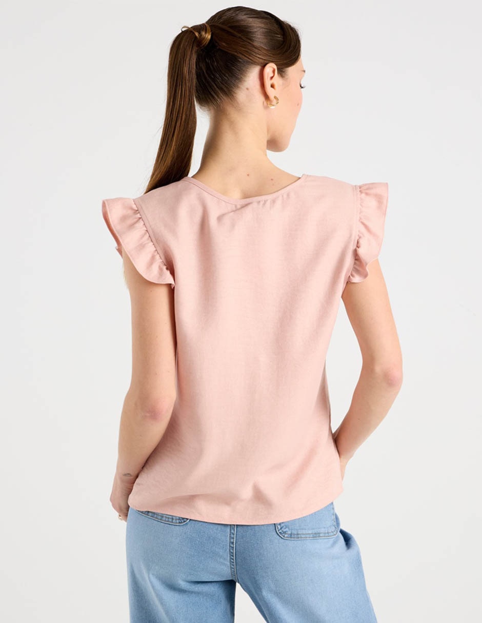 Blusa manga corta para mujer 6