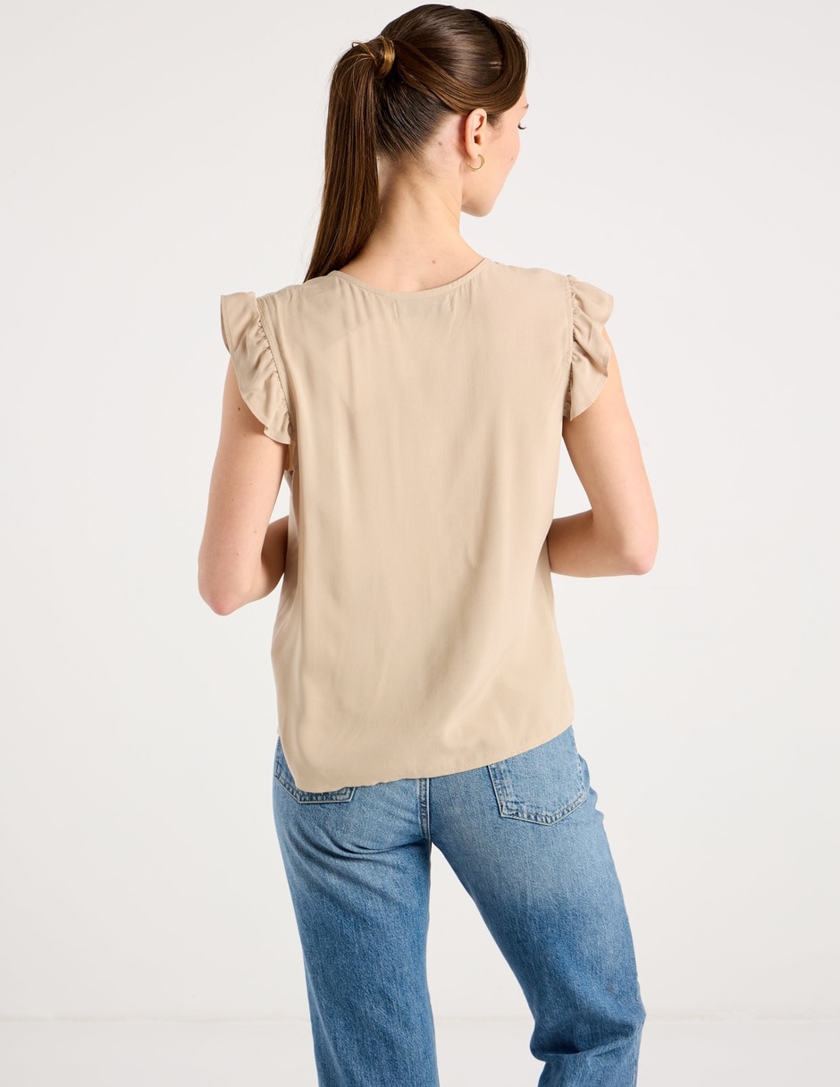 Blusa Week By Weekend manga corta para mujer