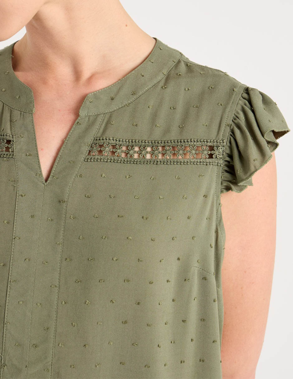 Blusa manga corta para mujer 2