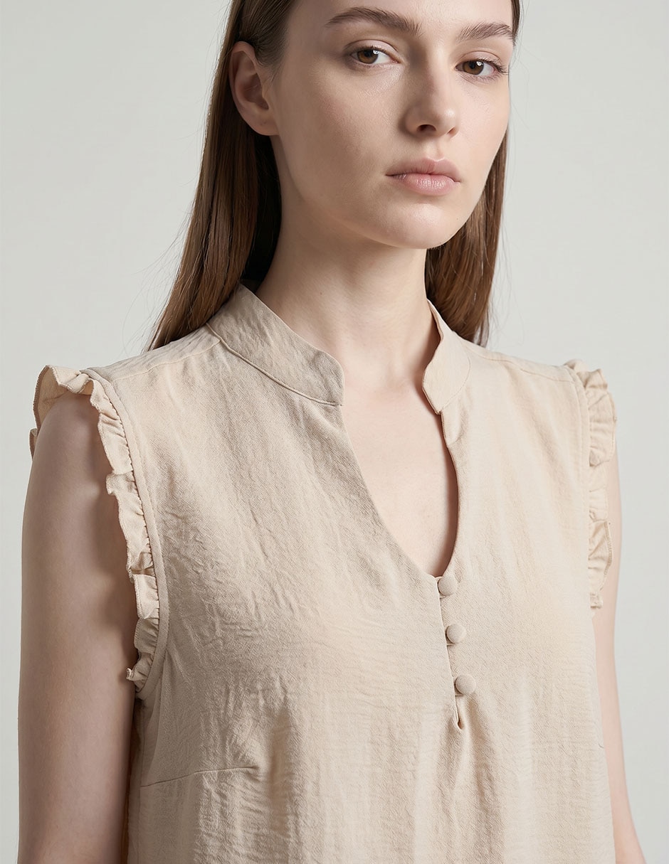 Blusa sin manga para mujer 3