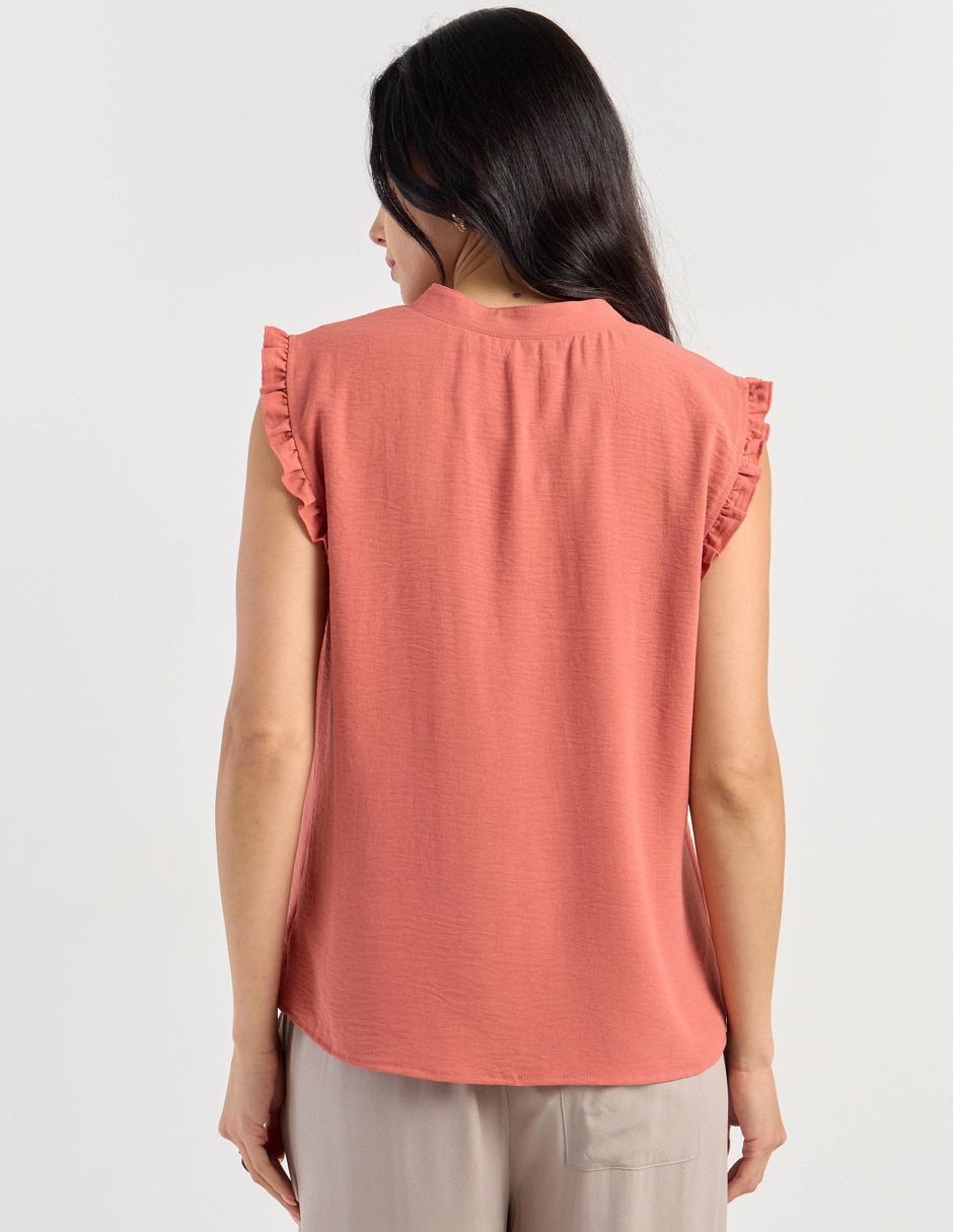 Blusa week by weekend sin manga para mujer