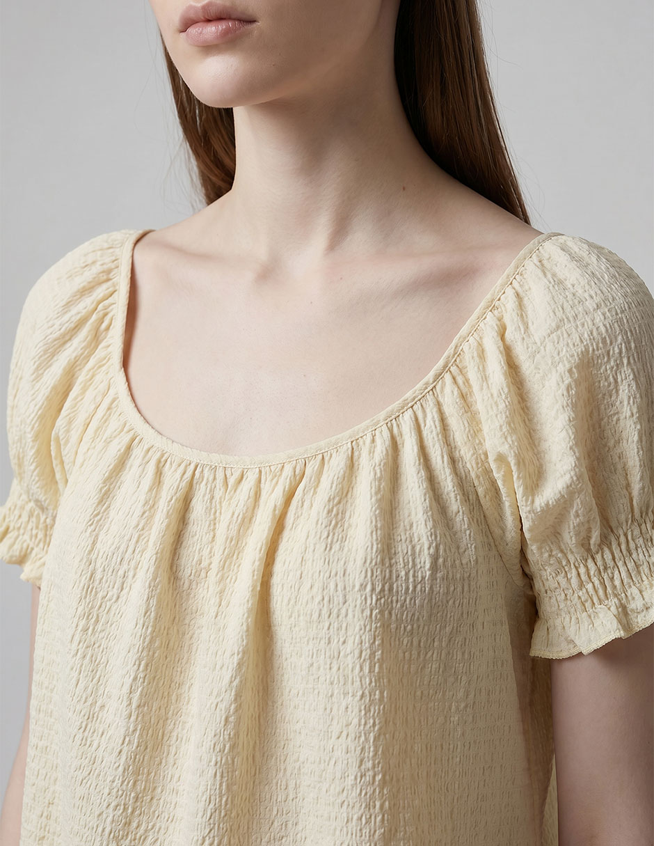 Blusa manga corta para mujer 3