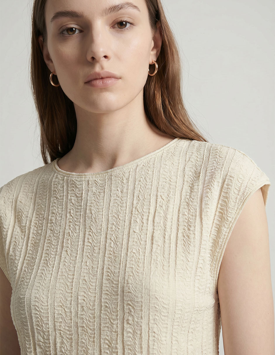 Blusa manga corta para mujer 3