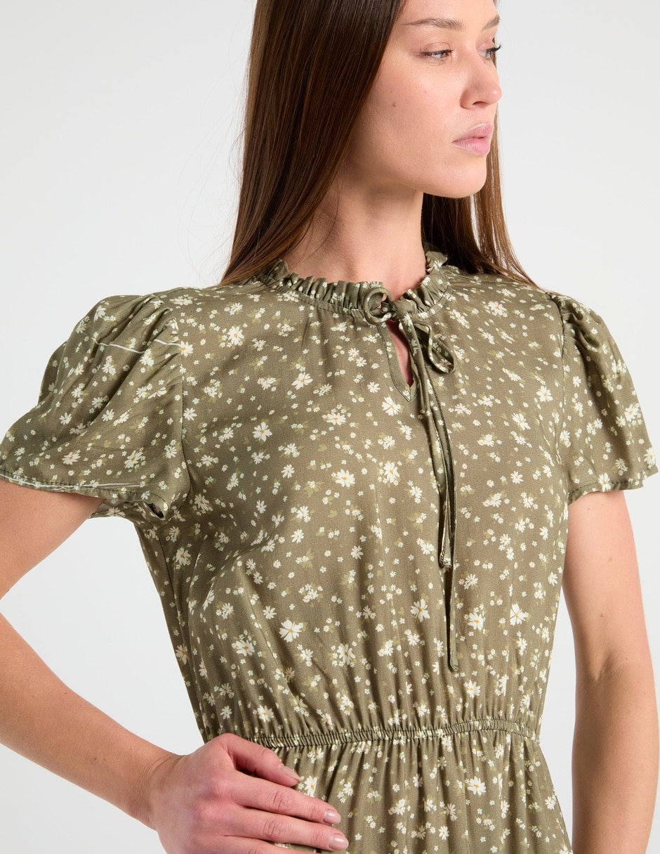 Vestido a la rodilla casual para mujer