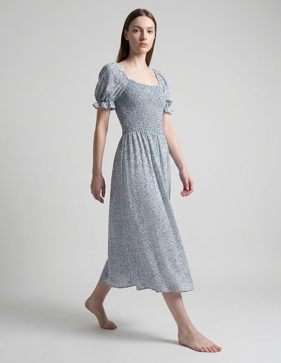 Vestido cropped casual para mujer