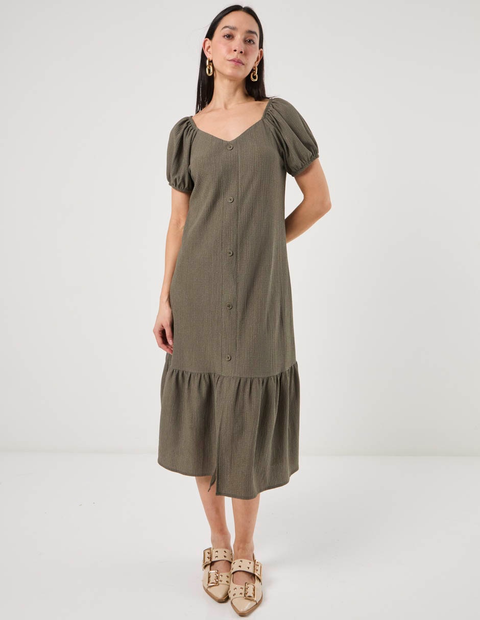 Vestido midi casual para mujer Vestido midi casual para mujer