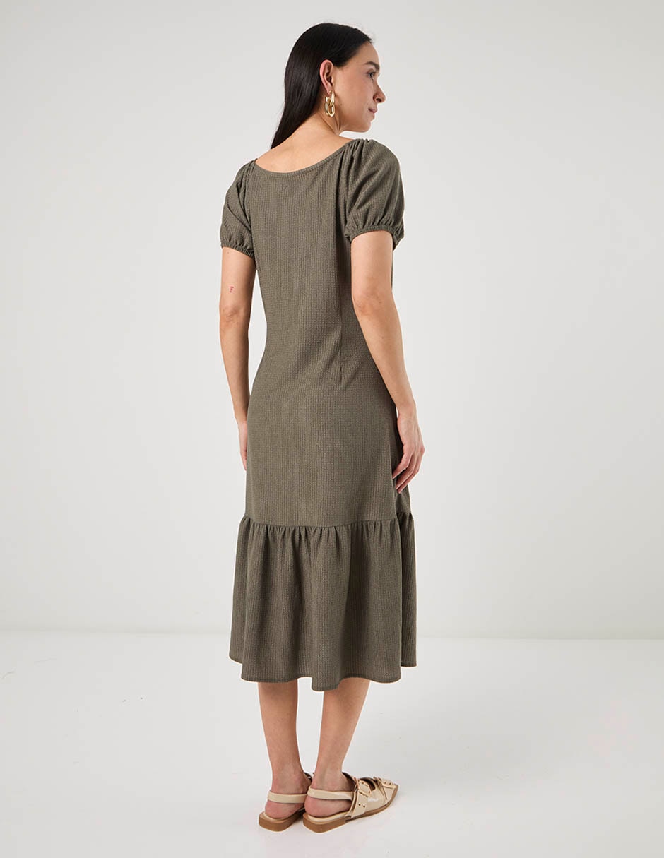 Vestido midi casual Week by Weekend para mujer