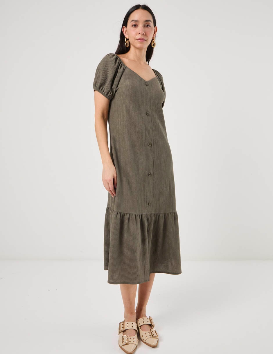 Vestido midi casual Week by Weekend para mujer