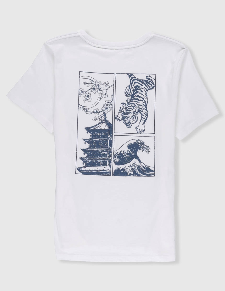 Playera Weekend manga corta para niño