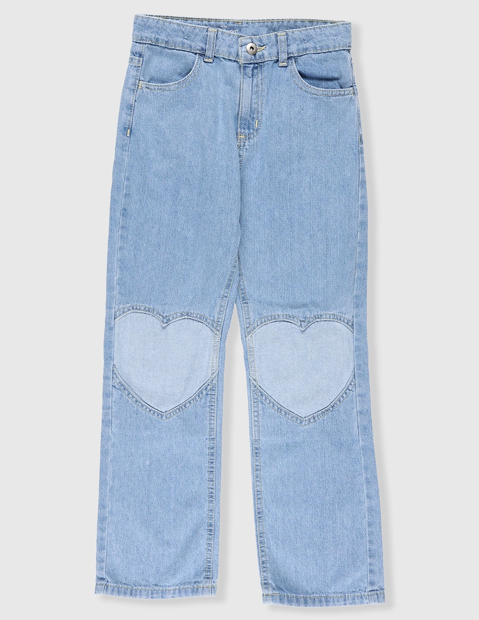 Jeans straight Weekend lavado claro para niña