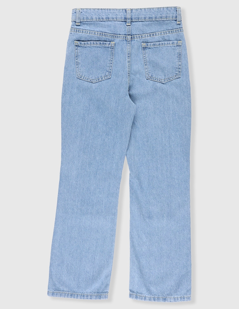 Jeans straight Weekend lavado claro para niña