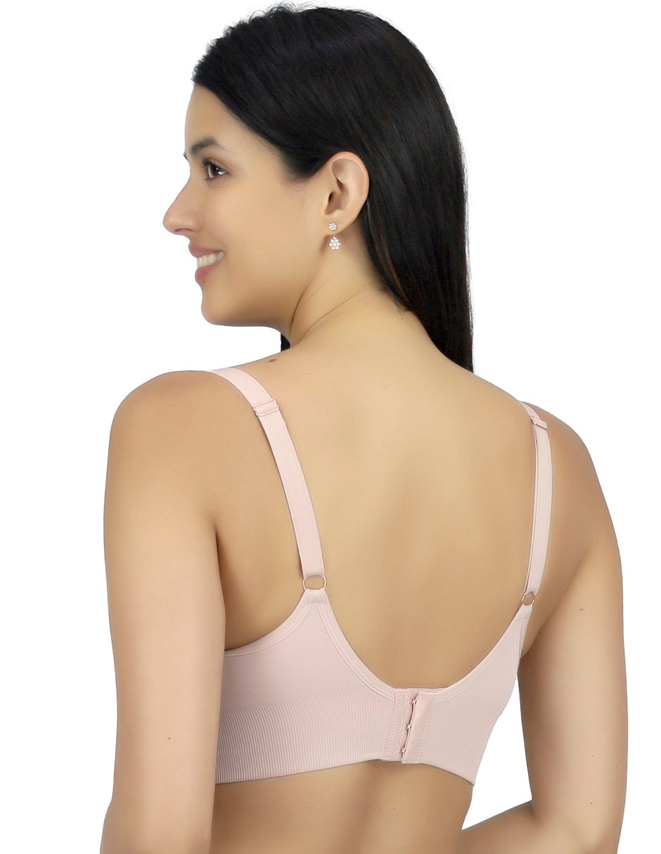 Brassiere peto medio copa preformada para mujer