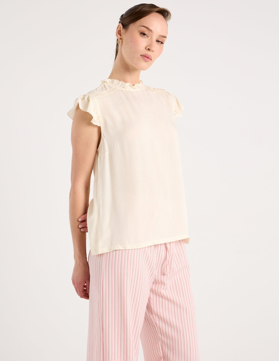 Blusa Week By Weekend manga corta para mujer