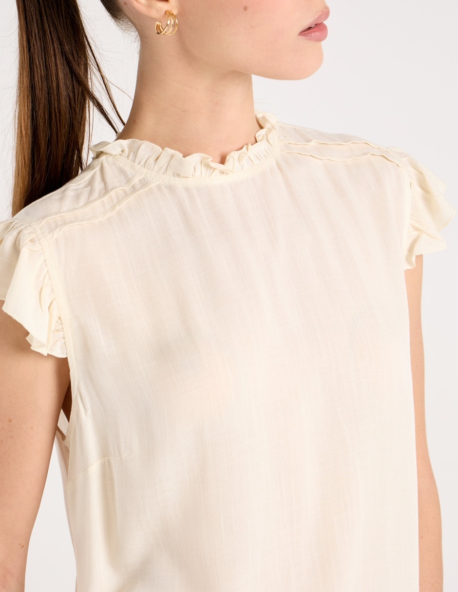 Blusa Week By Weekend manga corta para mujer