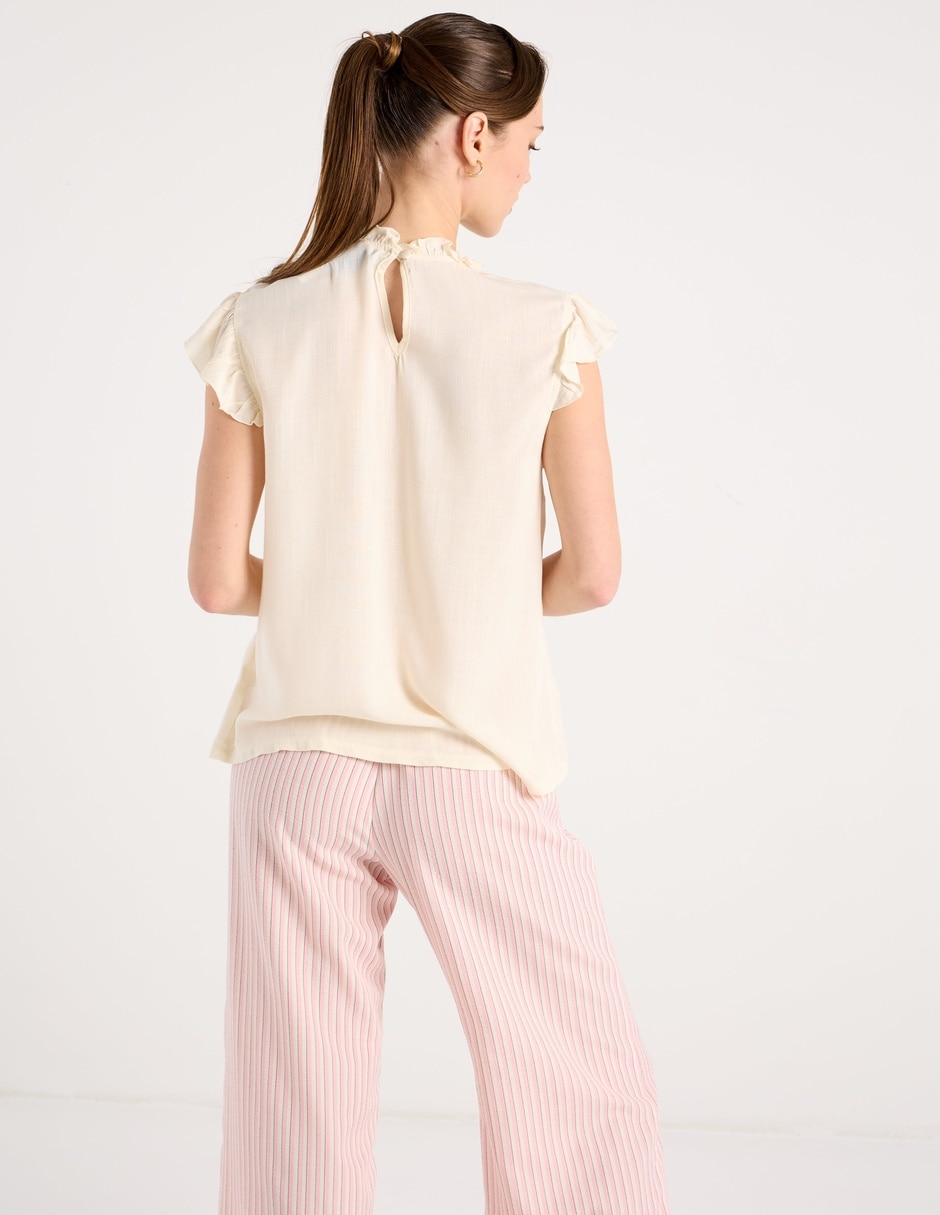 Blusa Week By Weekend manga corta para mujer