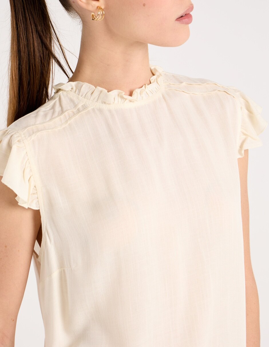 Blusa manga corta para mujer 18