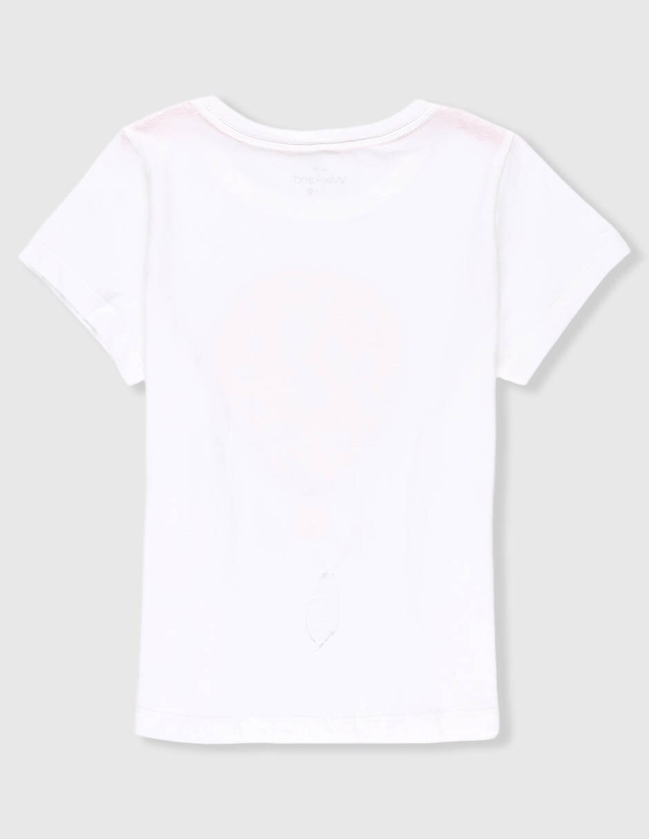 Playera Weekend manga corta para bebé niña